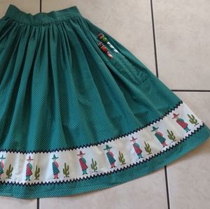 1950s Mexican Novelty skirt
